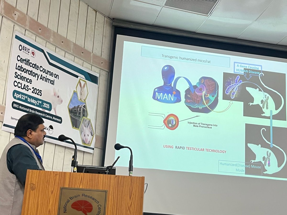BRIC-NBRC (@dbt_nbrc) on Twitter photo Dr. Subeer Majumdar, Director General, <a href="/GujBiotechUni/">Gujarat Biotechnology University</a>, delivered a compelling keynote at <a href="/DBT_NBRC/">BRIC-NBRC</a> during #CCLAS2025, highlighting the critical link between human diseases and animal models in advancing biomedical research.
A deep dive into translational science!
<a href="/DBTIndia/">Department of Biotechnology</a> Dr. Subeer Majumdar, Director General, <a href="/GujBiotechUni/">Gujarat Biotechnology University</a>, delivered a compelling keynote at <a href="/DBT_NBRC/">BRIC-NBRC</a> during #CCLAS2025, highlighting the critical link between human diseases and animal models in advancing biomedical research.
A deep dive into translational science!
<a href="/DBTIndia/">Department of Biotechnology</a>