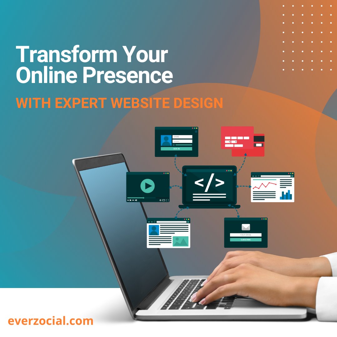 everzocial's tweet image. Is your website helping or hurting your business? 💻 

Let Everzocial craft a website that captivates and converts! 🚀📈
Get a Quote 🔗 everzocial.com 

#SocialMediaMarketing #ComprehensiveSupport