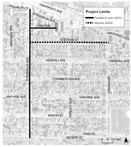 #ICYMI 
Starting on Monday, April 28, N Franklin Ave and Lynn Terrace will be closed to non-local traffic for some necessary improvements along the roadway.  Work is anticipated to conclude in mid-September.

Learn more from the #NewsRelease:  ow.ly/6veA50VCZfA