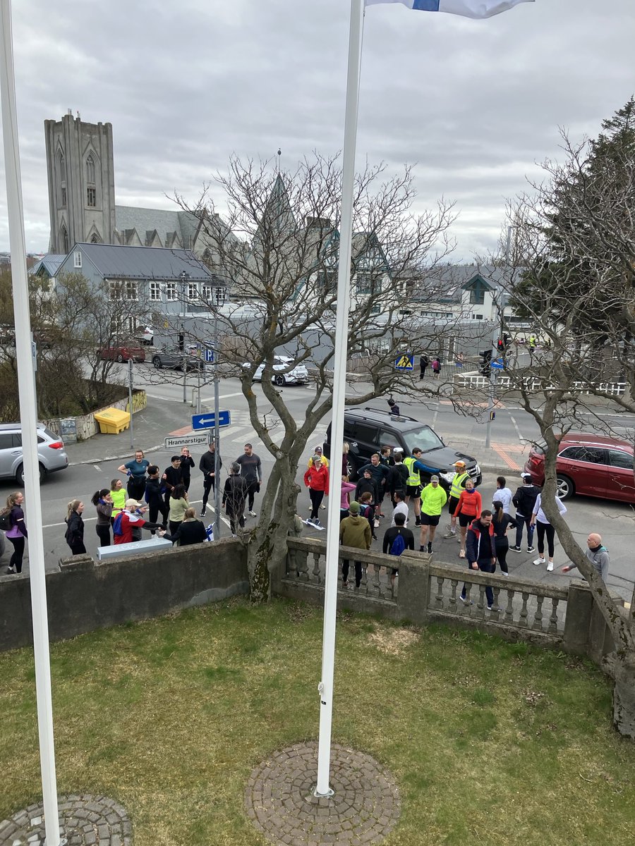 Cheers to all #Embassy runners in Reykjavik!