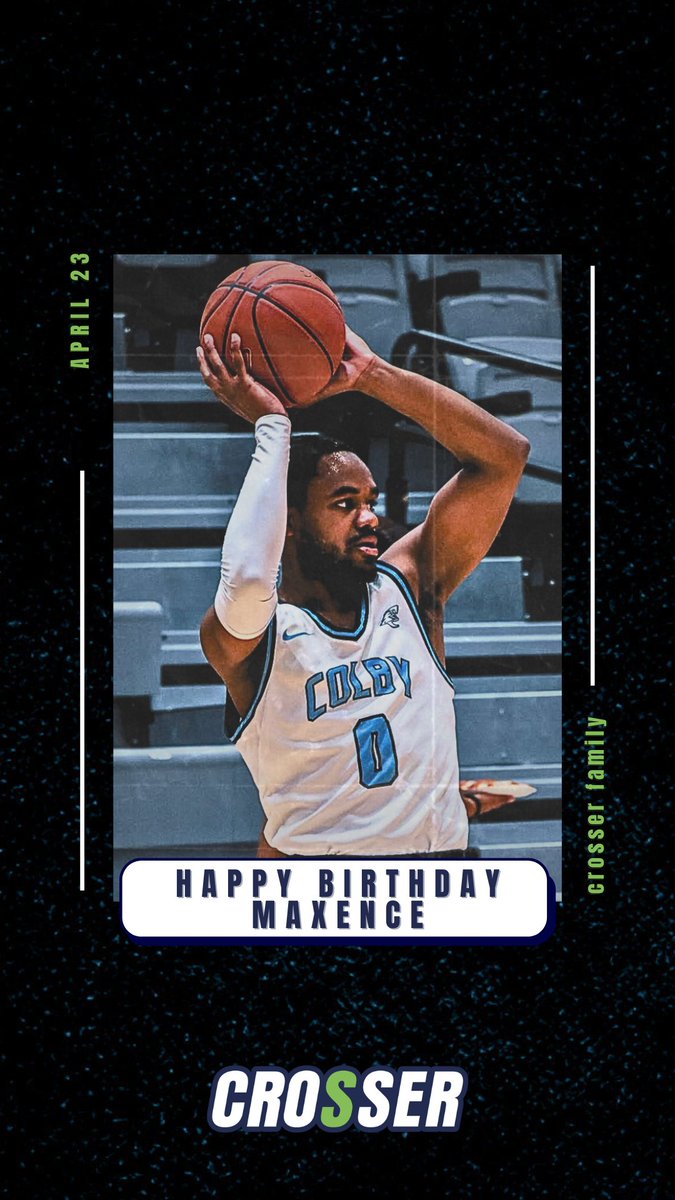 Crosser Basketball (@crosseragency) on Twitter photo Happy Birthday to Maxence MASSADILA (<a href="/MMassadila/">Maxence Massadila</a> ) 🎂🎁
We wish him every success in his college career ! 🤞 Happy Birthday to Maxence MASSADILA (<a href="/MMassadila/">Maxence Massadila</a> ) 🎂🎁
We wish him every success in his college career ! 🤞