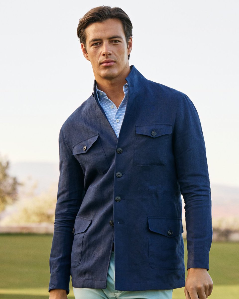 The Perfect Layer: Our 4-pocket ‘Teba’ jacket, made from pure linen, is completely unlined and features an internal drawcord for added flexibility and style.

#HackettLondon #HowToHackett 
bit.ly/3GyY6Eo