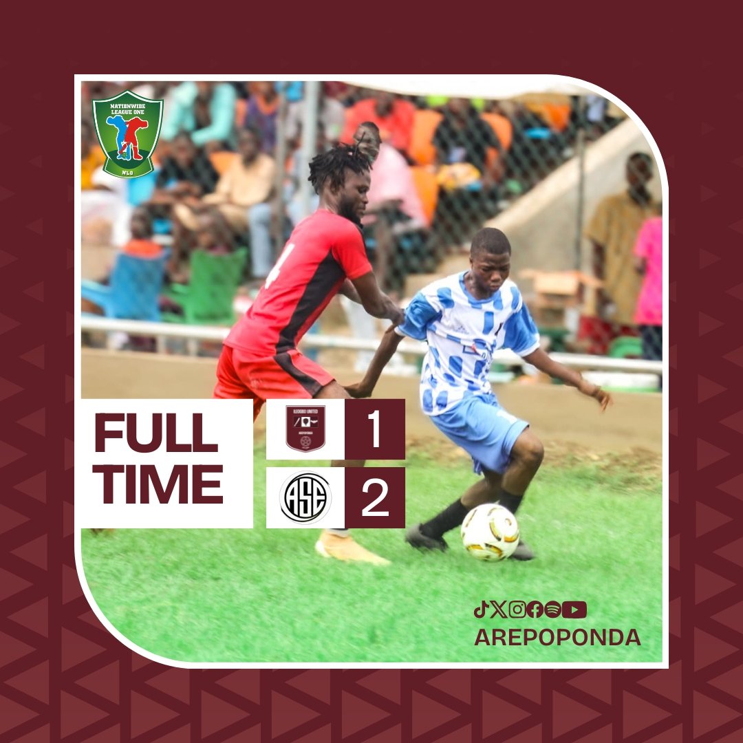 ileogbounitedfc's tweet photo. It ends in defeat on our first ever outing.

Two second half goals from the visitors nullified our early advantage in a tightly contested encounter.

#NLO25 https://t.co/BBaVXxbS00