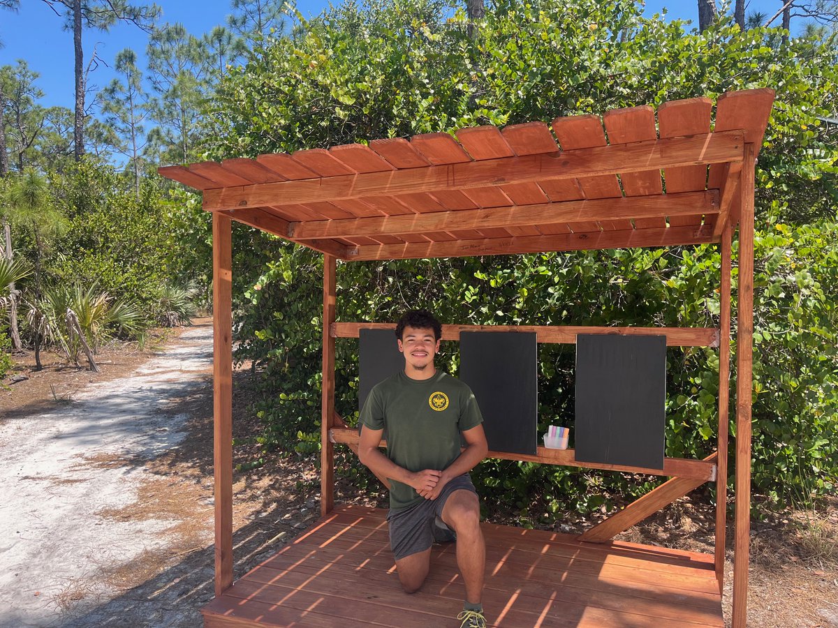 Jadier and Ian Alfonso recently completed their Eagle Scout Projects at Pine Jog's nature playscape! Jadier completed the popular "book nook", and Ian has just finished an art play area 🙌
Thank you, Troop 199, for your great support, and to Jadier and Ian for their hard work!!