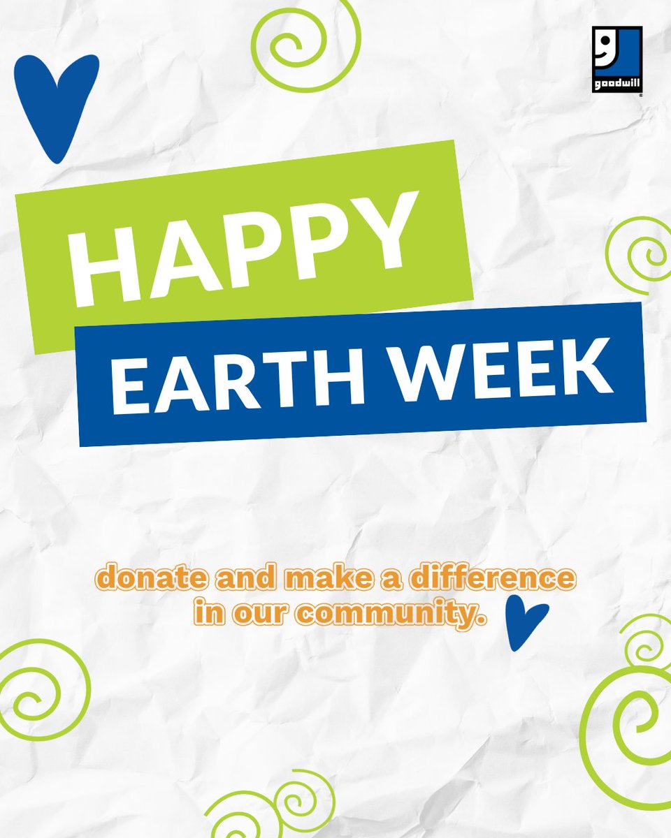 Any plans for Earth Week?  🌍🤔 Grab your friends for a whole day of thrifting and coffee! ☕ We all know that’s how you want to spend your day anyway.