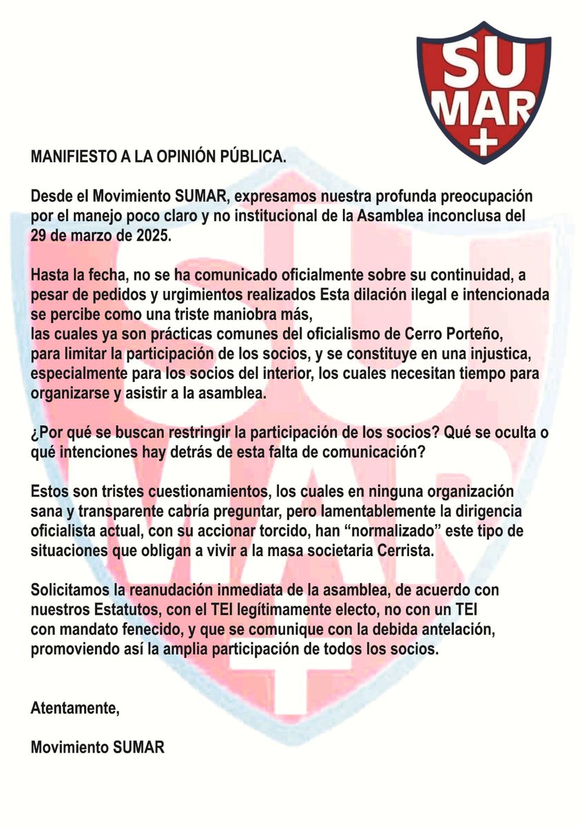 Aviso importante 📢📢