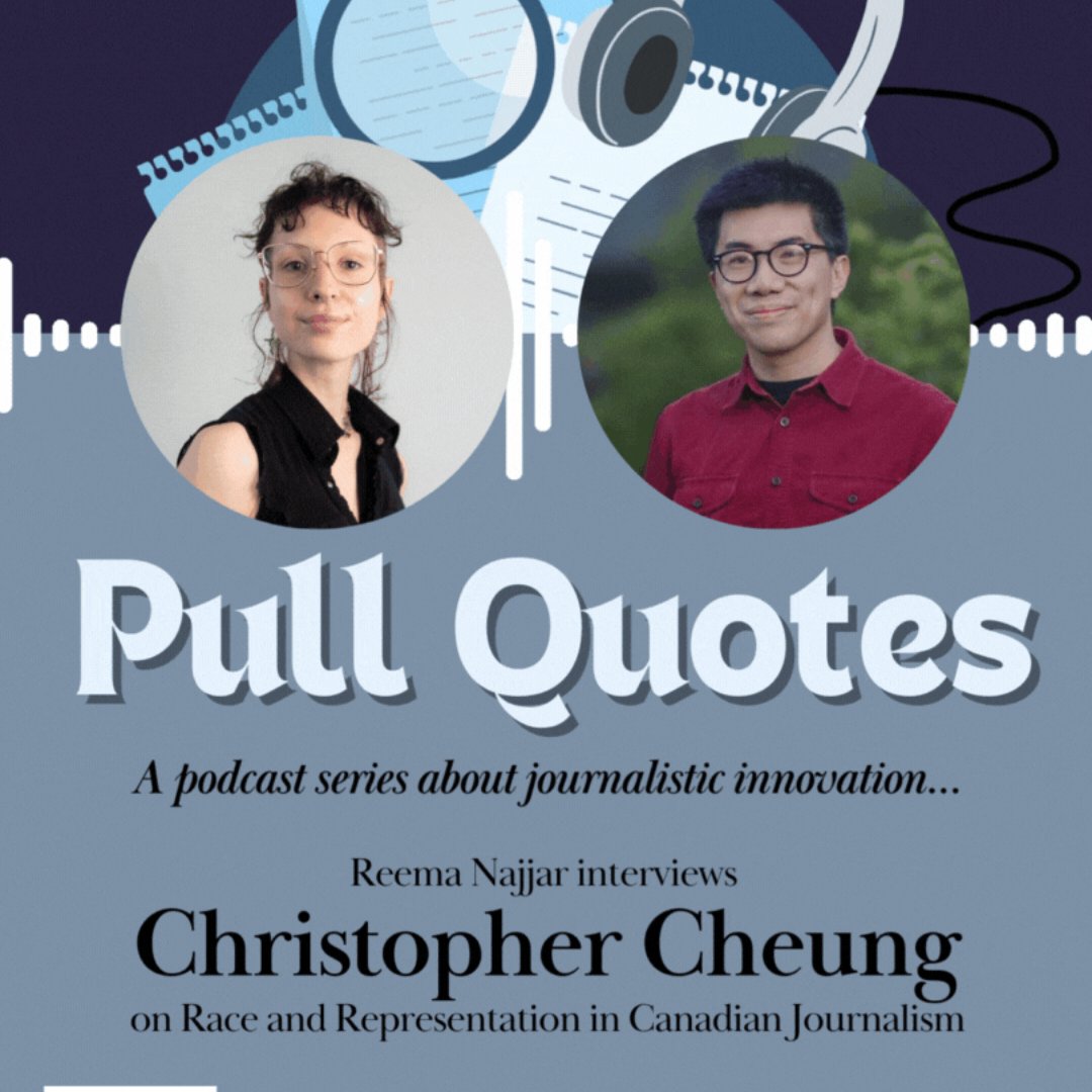 📢 New episode of Pull Quotes featuring journalist Christopher Cheung:  A powerful conversation on race, representation, tokenism, and how Canadian journalism can do better.

🎧 Listen here: reviewofjournalism.ca/pull-quotes-s7…

#Journalism   #MediaDiversity