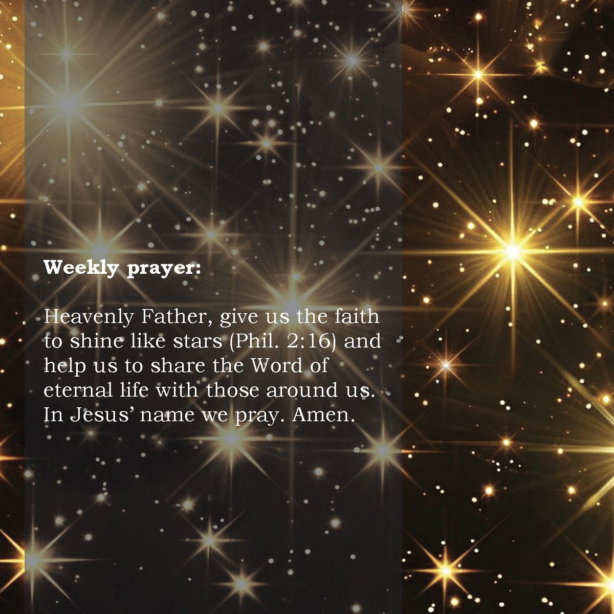 PRAYER FOR THE WEEK OF April 28, 2025:

#AdvancingHisKingdom #NIDWord