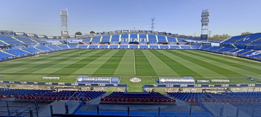 ⚽GOL SIN VAR ❌🖥️ (@golsinvar) on Twitter photo 🔝La empresa <a href="/royalverd/">Royalverd, Turf Engineering. ⚽</a> empeñada en parecerse a los campos del FIFA.
🌱Así está el aspecto del Coliseum para la cita de hoy entre el <a href="/GetafeCF/">Getafe C.F.</a> y el <a href="/realmadrid/">Real Madrid C.F.</a> 🔝La empresa <a href="/royalverd/">Royalverd, Turf Engineering. ⚽</a> empeñada en parecerse a los campos del FIFA.
🌱Así está el aspecto del Coliseum para la cita de hoy entre el <a href="/GetafeCF/">Getafe C.F.</a> y el <a href="/realmadrid/">Real Madrid C.F.</a>