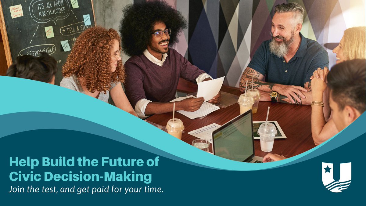 Want to get paid to test something that could transform democracy?

🖥️ 1 hour of your time
💸 $25 compensation
🌎 No experience needed 
🇺🇸 Open to all in the USA

Help us test a tool that brings real decision-making power to everyday citizens.
Sign up 👉 unifyamerica.typeform.com/to/U4mmPO1v