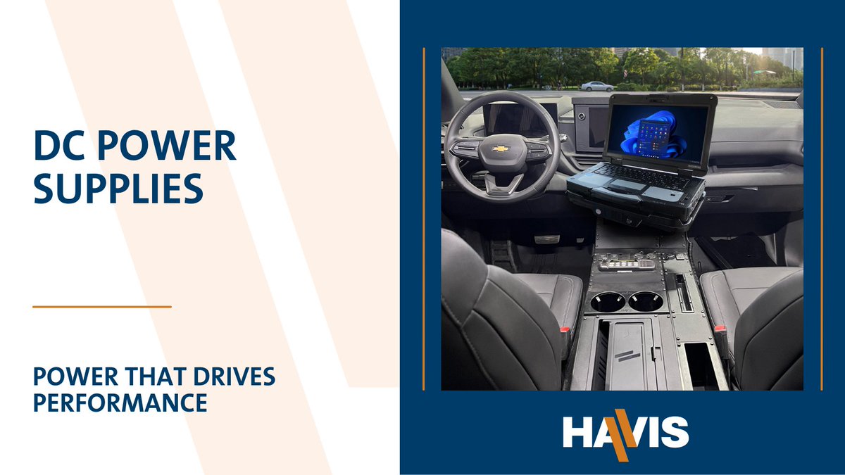 havisinc's tweet image. Reliable tech starts with reliable power. Havis DC Power Supplies are purpose-built for demanding mobile environments—delivering stable, efficient power to your @Delltech and @Panasonic docked devices. 

#HavisEquipped #MobileWorkforce