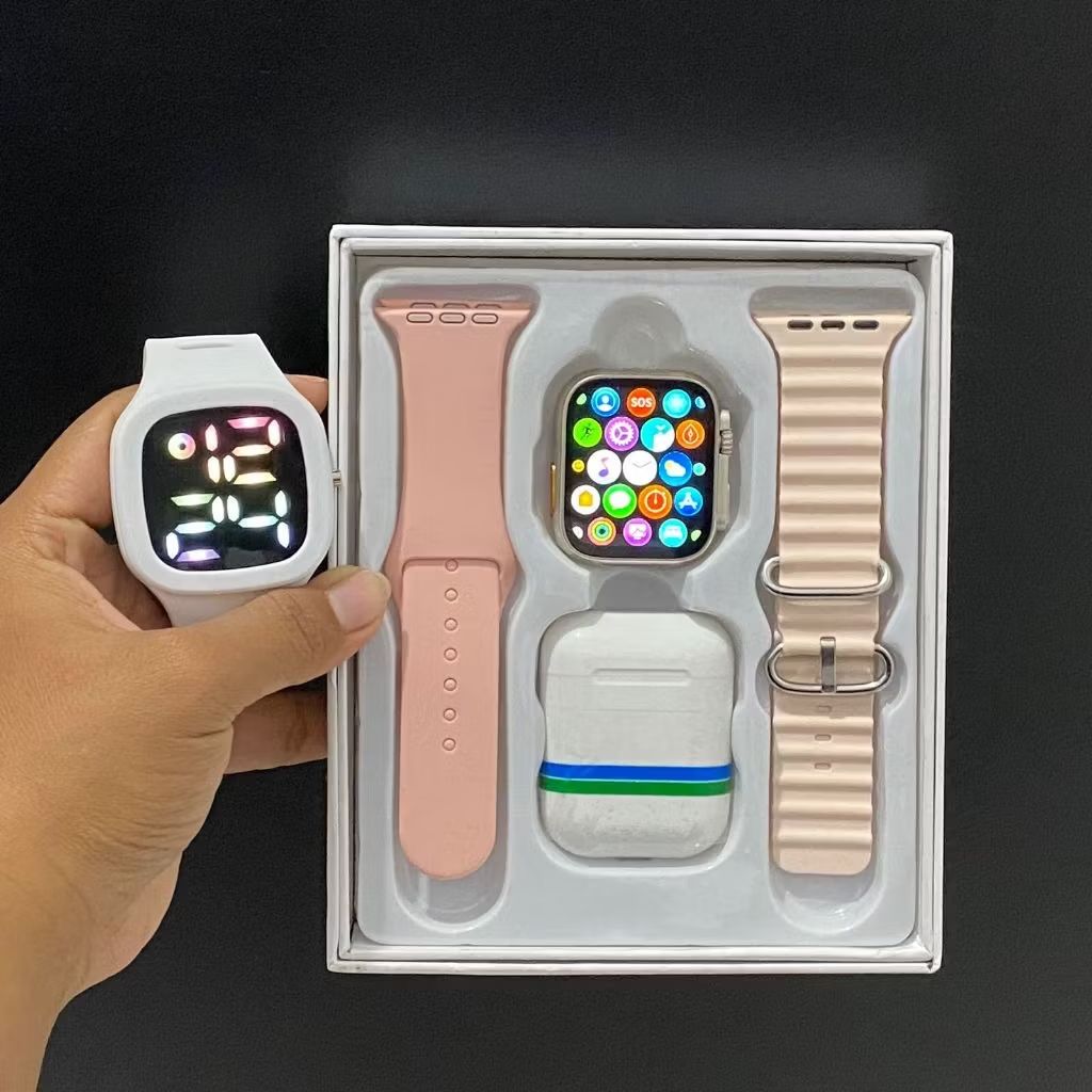 Vilay_102's tweet photo. Cek Smart Watches Ultra 8 Jam Tangan Pintar Blueotooth Dapat 2 Tali + Tws Earphone Layar Full Screen Amoled dengan harga Rp82.000. Dapatkan di Shopee sekarang! https://t.co/aPzU9tmrPL https://t.co/j47xydoN9C