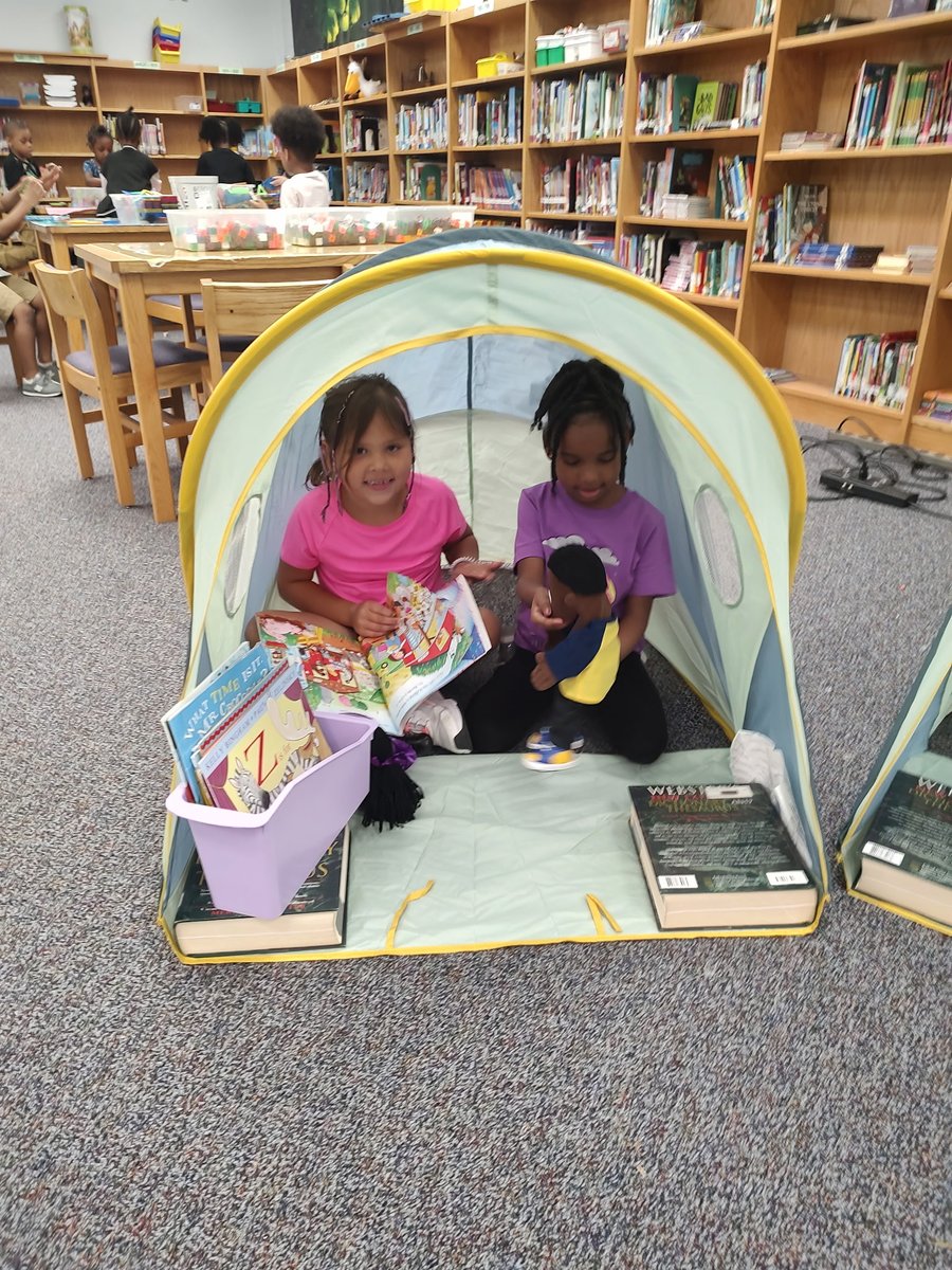 Just in time for spring! Our Library’s Reading Buddy Tents are now set up and ready for some fun reading adventures! Encourage your little ones to stop by, grab their favorite stuffed buddies, and dive into a good book.