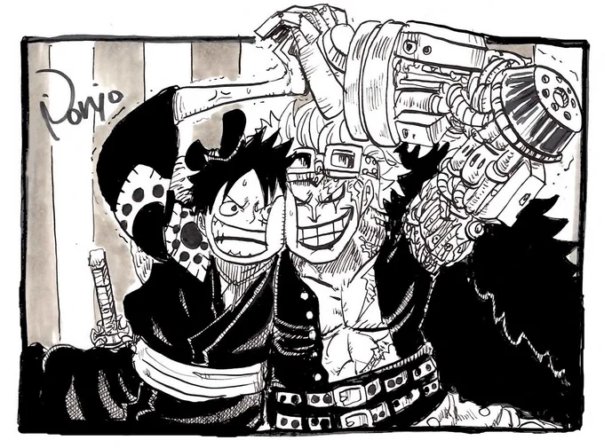 むぎゅっとルフィ&キッド ワノ国編より
#ワンピース #ONEPIECE 