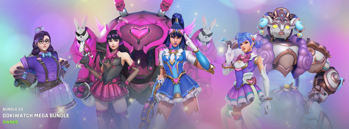 ✨ DOKIWATCH GIVEAWAY!💫 

🌈 1x Dokiwatch Mega Bundle ✨

TO ENTER:
☁️ Follow <a href="/ventafps/">Venta 🩵💭</a> 
🩷 Like + Retweet 
🌟 Comment your fave Dokiwatch skin!

Winner drawn in two days! on 4/25