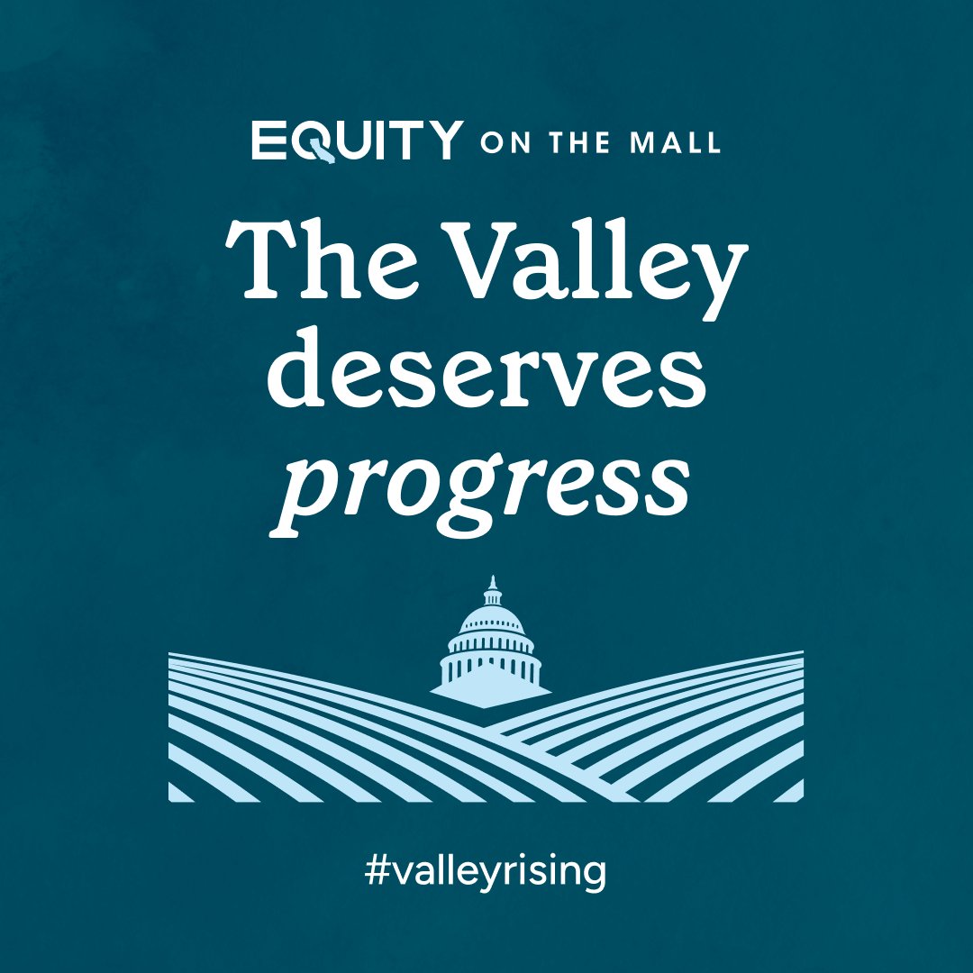 Today's the day!  
#SanJoaquinValley #EquityOnTheMall #PolicyForThePeople