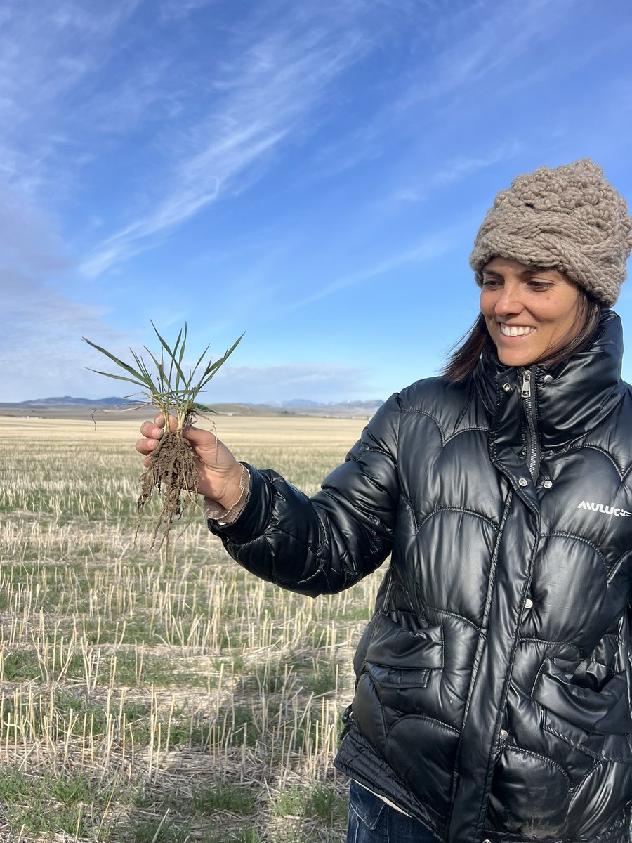 This morning, I had a visit from a group of farmer agronomists from Uruguay interested in Regen Ag. <a href="/luciabauer12/">Lucia Bauer</a> thanks for coming.