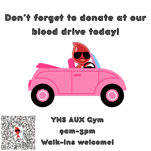 YHS_Track's tweet image. Happening now! Come by the High School to sign up and donate!