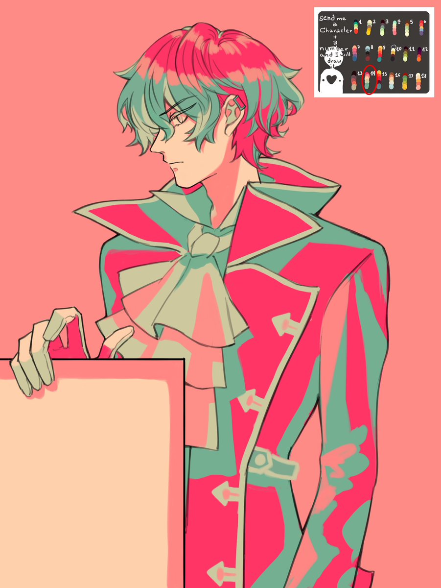 prayundervines's tweet photo. #PandoraHearts #パンドラハーツ
 Color palette challenge is much more difficult than I thought before…Anyway here are your requests.
Gilbert on palette No14
Oz on palette No11
Sharon on palette No7 https://t.co/hiDuEm39bm