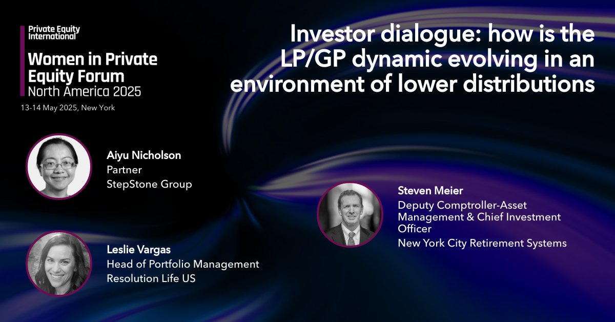 stepstonegroup's tweet image. #StepStone’s Aiyu Nicholson, Partner, will be attending @PEI_news' Women in Private Markets Summit North America this May. She’ll be moderating a panel on Investor Dialogue: How is the LP/GP dynamic evolving in an environment of lower distributions? With shifting market