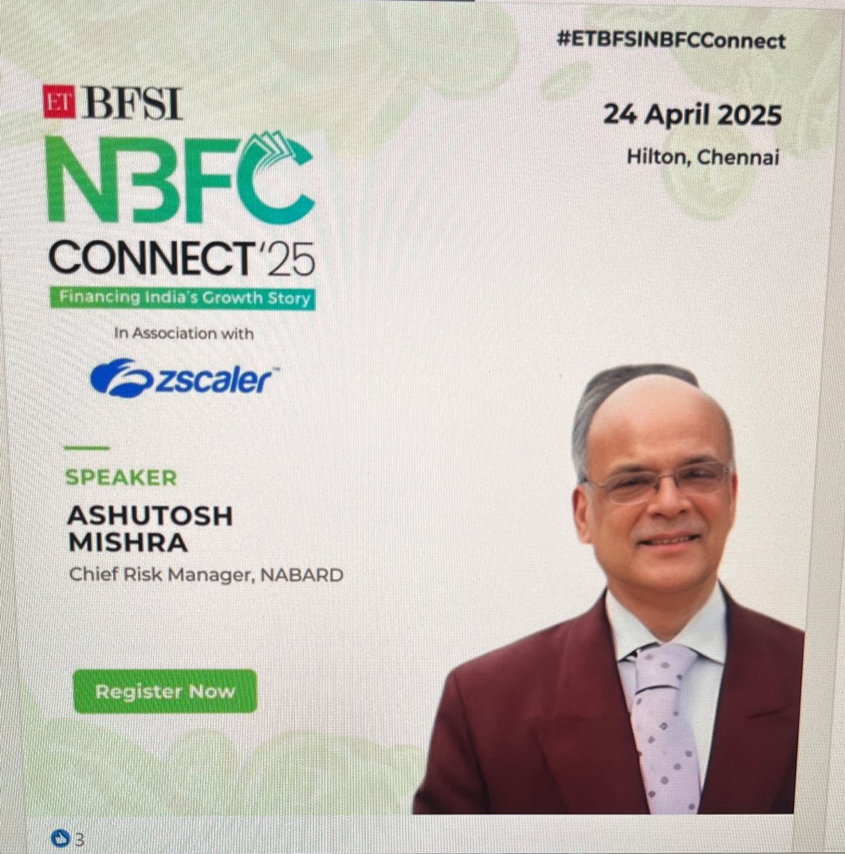 TrueAshutosh's tweet photo. Speaking in the Economic Times BFSI Connect 25 #ETBFSINBFCConnect https://t.co/MCCMQB8lmC
