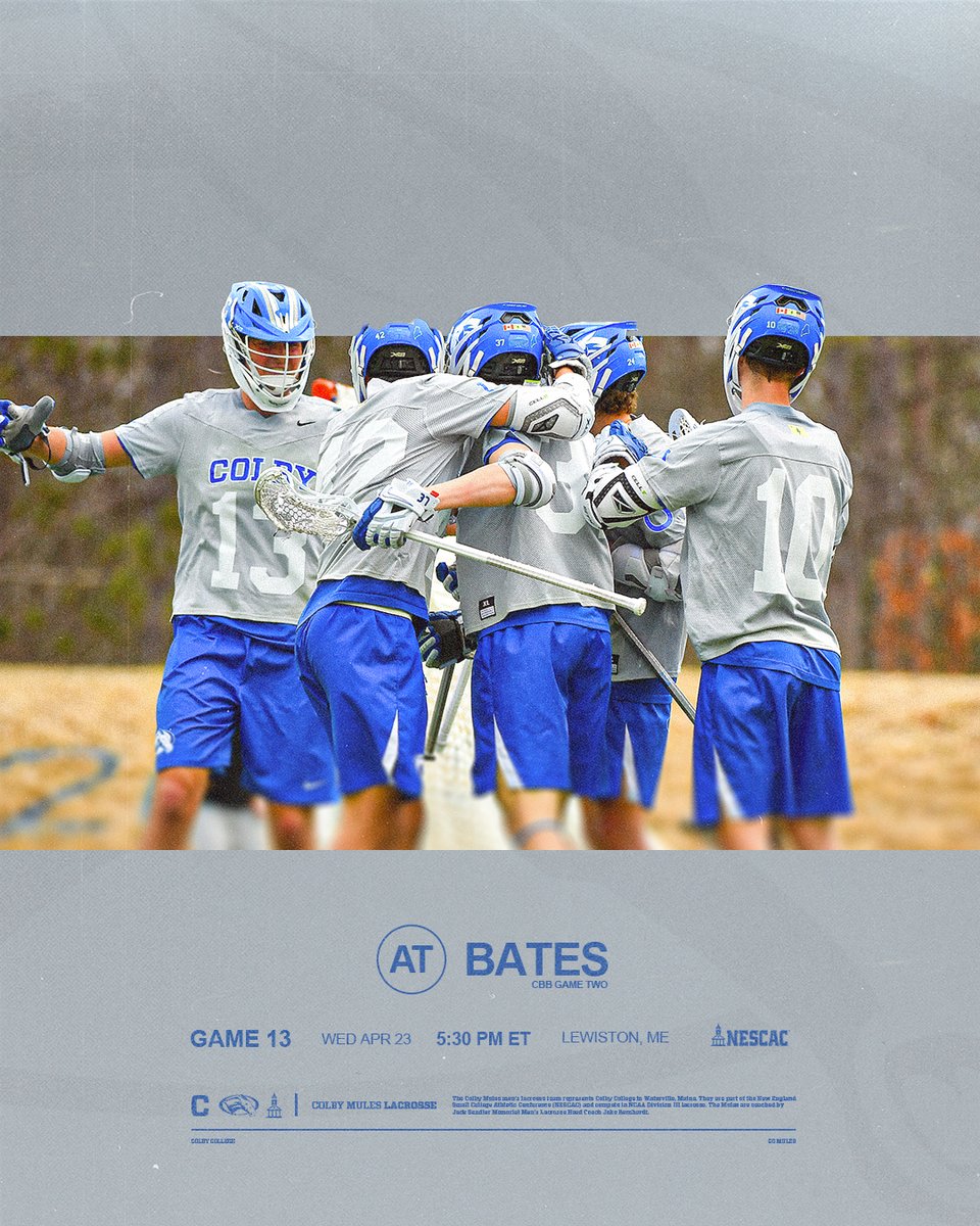 GAMEDAY

CBB Game Two under the lights at Bates. Come support or watch on the NESCAC app!
#RollMules