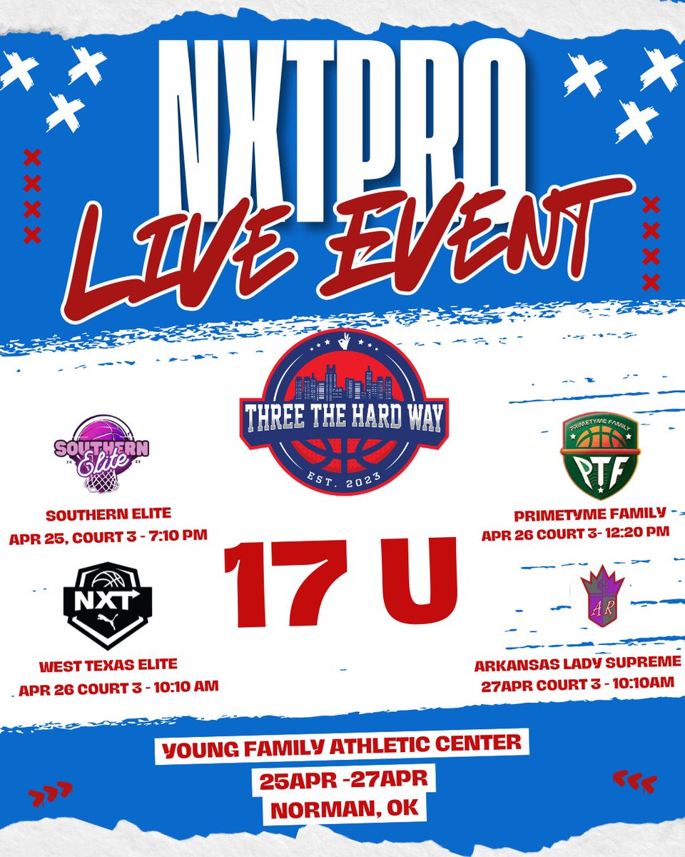 Trilled to be playing this weekend in Norman, OK and I’m grateful for the opportunity to compete. Looking forward to showcasing my skills on the court! Come check me out!!🔥🔥