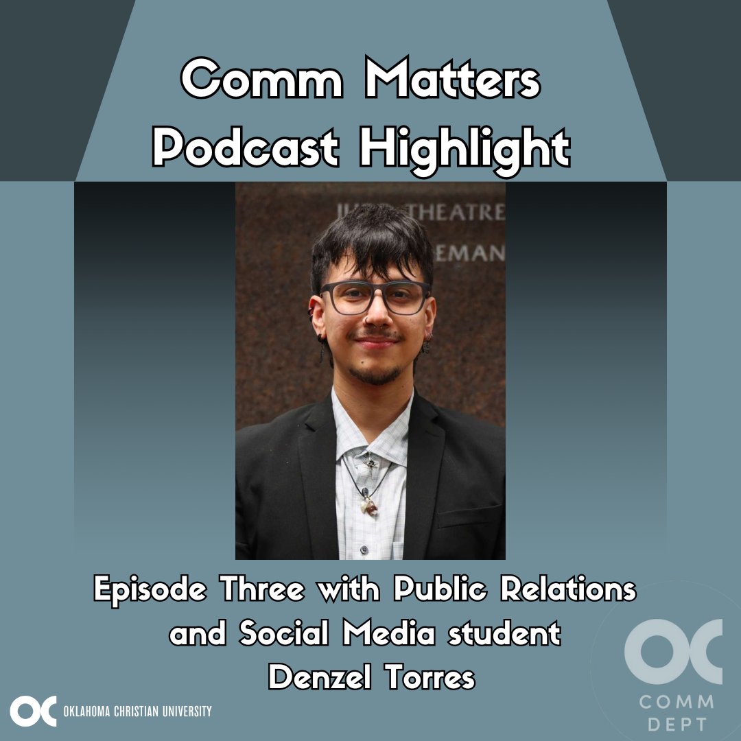 OC’s Comm Dept. podcast, Comm Matters, is back! Eagle PR Digital Media Director Denzel Torres is interviewed by Staff Associate Tess Linderman &amp; Editor Maddy Roberts about his journey to OC and his involvement with Eagle PR &amp; the ESports team. Listen here tinyurl.com/CommMatters4