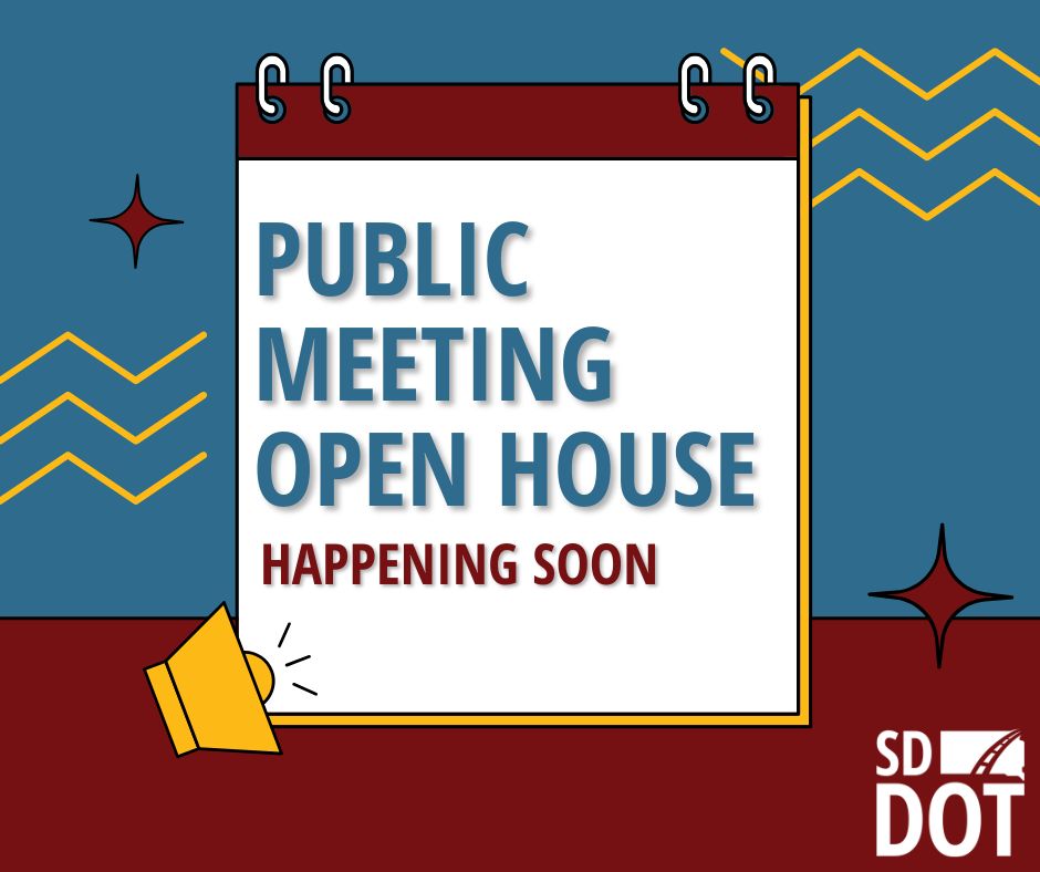SouthDakotaDOT's tweet photo. The SDDOT will hold a public meeting open house on Thursday, April 24, 2025, from 5:30 – 6:30 p.m. (MT) to inform area residents of the proposed project to reconstruct U.S. Highway 85 from the Twin City Animal Shelter in Lead to Pluma. 

https://t.co/xoulspCnbe 

#SDDOT #SD511 https://t.co/Sq2W7JYYXE