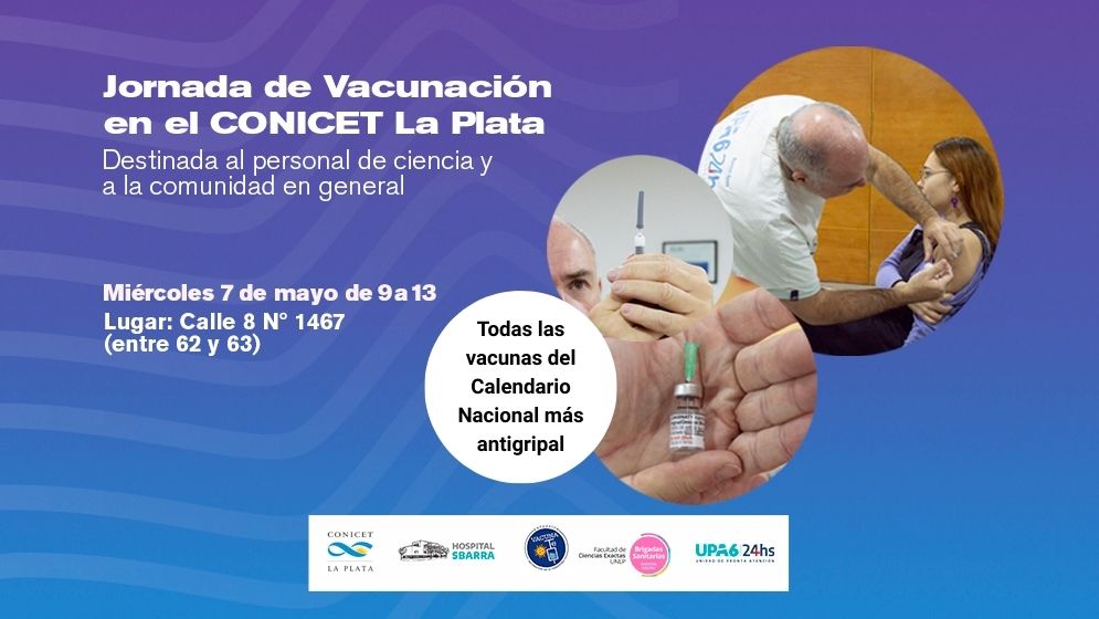 El #CONICET #LaPlata organiza una nueva jornada de #vacunación abierta a la comunidad

Será el miércoles 7 de mayo y, como en años anteriores, estará a cargo de las  Brigadas “Ramona Medina”, la UPA Nº 6 de Los Hornos y el Hospital Dr. Noel Sbarra.

👉linktr.ee/conicetlaplata