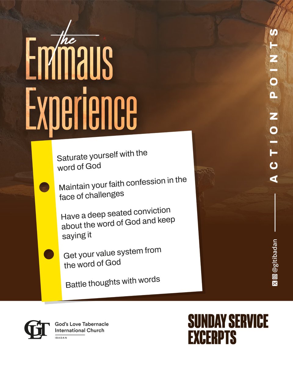 gltibadan's tweet image. #ActionPoints
#Sundayservice
#GltIbadan 
#GLTChurch 
#monthofthewordofGod
#athousandtimesmore