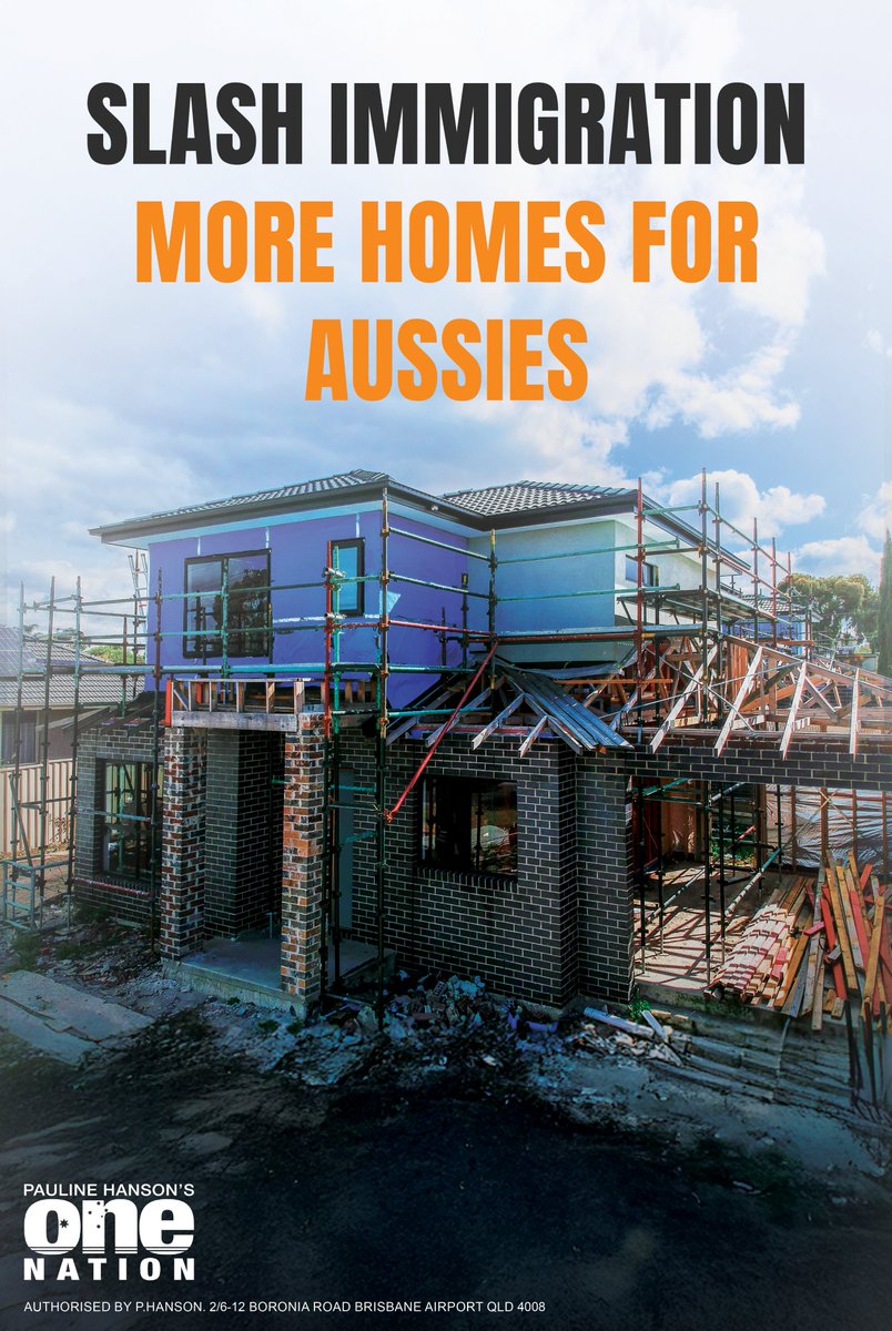 SLASH IMMIGRATION. MORE HOMES FOR AUSSIES.

Young Australians are being locked out of the market. Families are struggling to find a place to live. Rents are exploding.

And while Aussies are going without, the major parties are still flooding the country with more migrants.

It’s