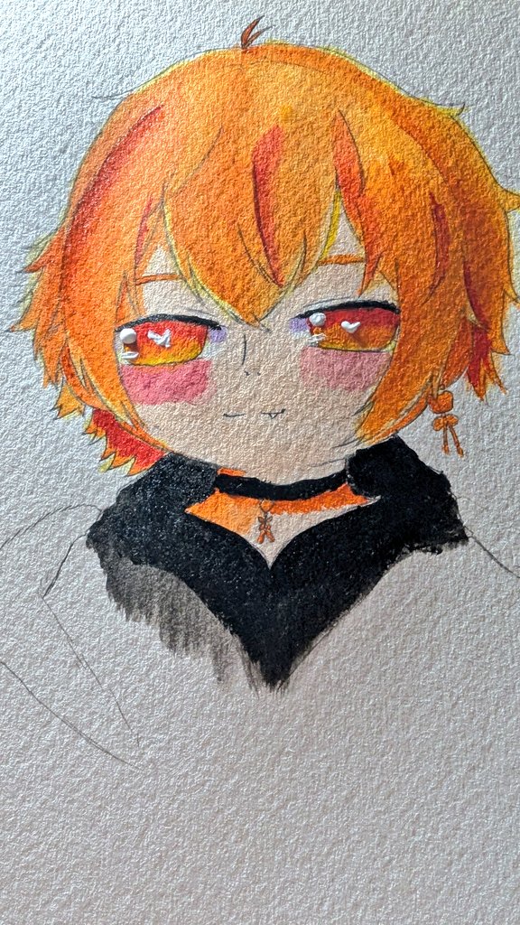 Todoroki_oci01's tweet photo. 昨日の誕生日歌枠最高でした😭👏✨
てでぃくんの歌枠で…仕事の疲れが取れたよ✨
アクリル絵の具で描きました…🪼

 #てでぃくん https://t.co/kvf3muXqLe