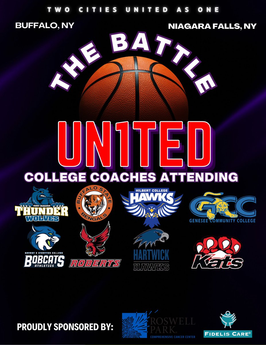Coach Bud Daniel (@coachbuddaniel) on Twitter photo Thank you <a href="/alexnwora/">alex Nwora</a> <a href="/CoachGervase/">Spencer Gervase 🏀</a> & <a href="/ErieCCAthletics/">SUNY Erie Kats Athletics</a> for confirming attendance to The Battle UN1TED.
#TheBattleUN1TED <a href="/TheUn1TPromise/">TheUn1TPromise</a> Thank you <a href="/alexnwora/">alex Nwora</a> <a href="/CoachGervase/">Spencer Gervase 🏀</a> & <a href="/ErieCCAthletics/">SUNY Erie Kats Athletics</a> for confirming attendance to The Battle UN1TED.
#TheBattleUN1TED <a href="/TheUn1TPromise/">TheUn1TPromise</a>