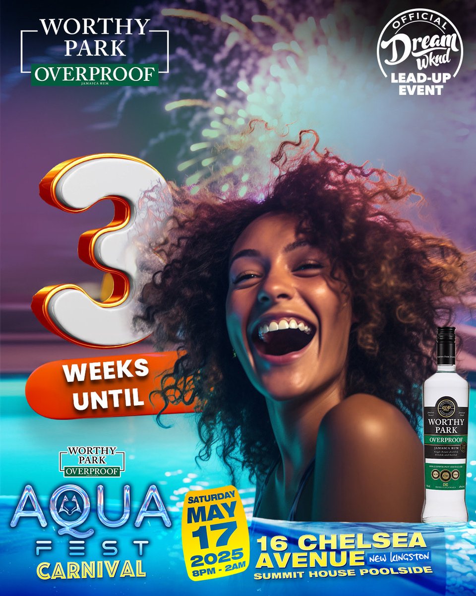PRODUCER/DJ. (@djkurtriley) on Twitter photo 3 weeks until AquaFest takes over your summer on Saturday May 17, 2025
<a href="/dreamwknd/">Dream Weekend</a> @worthyparkrums <a href="/lucyandvagabond/">ʟᴜᴄʏ ᴀɴᴅ ᴠᴀɢᴀʙᴏɴᴅ 🇯🇲</a> <a href="/fetelendr/">FeteLendr • Fetes in Jamaica</a> @rokinentertainment @carnivalinjamaica @summitkingston <a href="/novaxsupernova/">⚡︎⌴⍴⍷☈⌒⍬⌵⍲ ✨</a> <a href="/chevy_squeak/">Chevy #DjSqueak</a> <a href="/mattcamps/">Matthew Campos</a> <a href="/kevikinetic/">DJ Kevi The Kinetic🌎</a> @hitszess <a href="/campuselite/">Campus Elite</a>.jm 3 weeks until AquaFest takes over your summer on Saturday May 17, 2025
<a href="/dreamwknd/">Dream Weekend</a> @worthyparkrums <a href="/lucyandvagabond/">ʟᴜᴄʏ ᴀɴᴅ ᴠᴀɢᴀʙᴏɴᴅ 🇯🇲</a> <a href="/fetelendr/">FeteLendr • Fetes in Jamaica</a> @rokinentertainment @carnivalinjamaica @summitkingston <a href="/novaxsupernova/">⚡︎⌴⍴⍷☈⌒⍬⌵⍲ ✨</a> <a href="/chevy_squeak/">Chevy #DjSqueak</a> <a href="/mattcamps/">Matthew Campos</a> <a href="/kevikinetic/">DJ Kevi The Kinetic🌎</a> @hitszess <a href="/campuselite/">Campus Elite</a>.jm