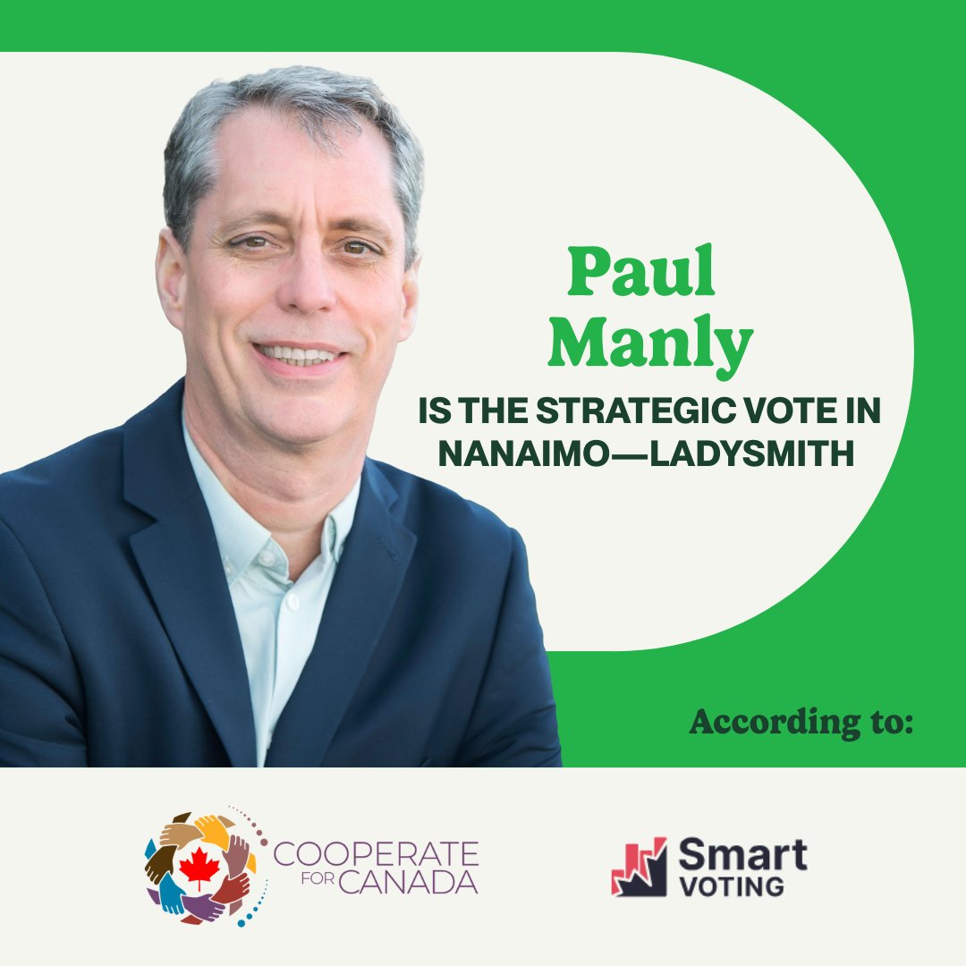 CanadianGreens's tweet photo. Tired of being told to vote against something?

Strategic voting doesn’t have to mean voting against your values. Cooperate For Canada, Leadnow, and https://t.co/2uMMQ1gJQ7 have endorsed these incredible Green candidates. 

Let’s build a better way forward, together. https://t.co/QBRyUZEbIv