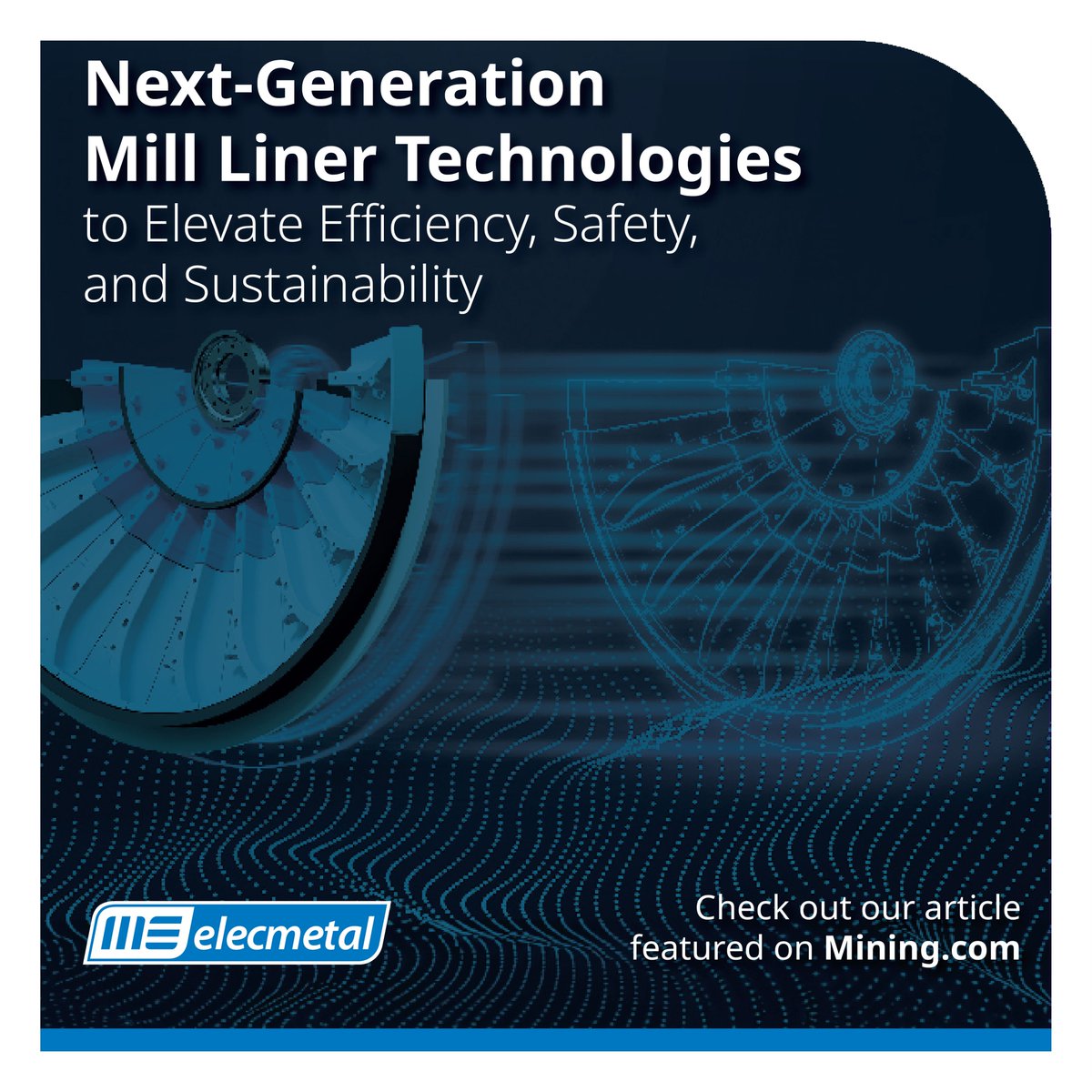🚨 New Article!
ME Elecmetal’s latest: “Next-Generation Mill Liner Technologies to Elevate Efficiency, Safety, and Sustainability.”
✅ Custom liners for max wear life &amp; throughput
📡 Real-time monitoring with Smart Bolts
📊 3D Laser Scanning + QuickScan
🔗mining.com/sponsored-cont…