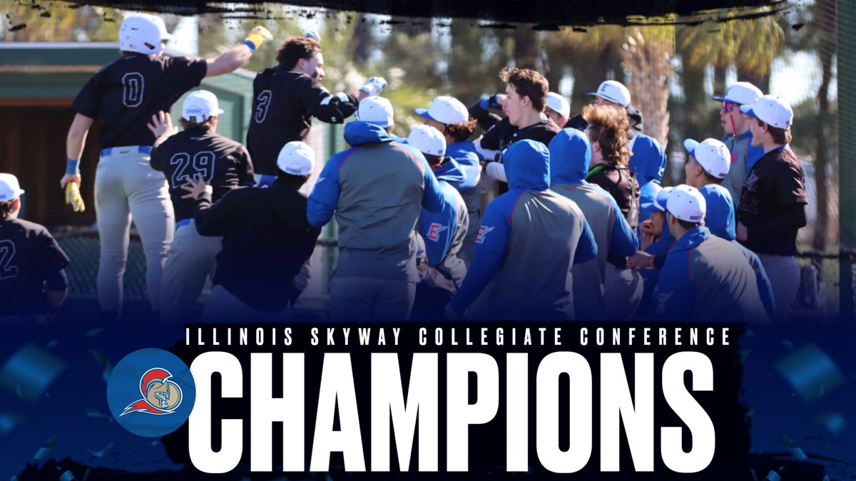 Elgin Community College Athletics (@elginspartans) on Twitter photo CONFERENCE CHAMPIONS❗️
<a href="/ElgCCBaseball1/">Coach Angelo</a> wins the Illinois Skyway Collegiate Conference with its sweep of Lake County yesterday. This marks ECC’s 68th conference championship. CONFERENCE CHAMPIONS❗️
<a href="/ElgCCBaseball1/">Coach Angelo</a> wins the Illinois Skyway Collegiate Conference with its sweep of Lake County yesterday. This marks ECC’s 68th conference championship.