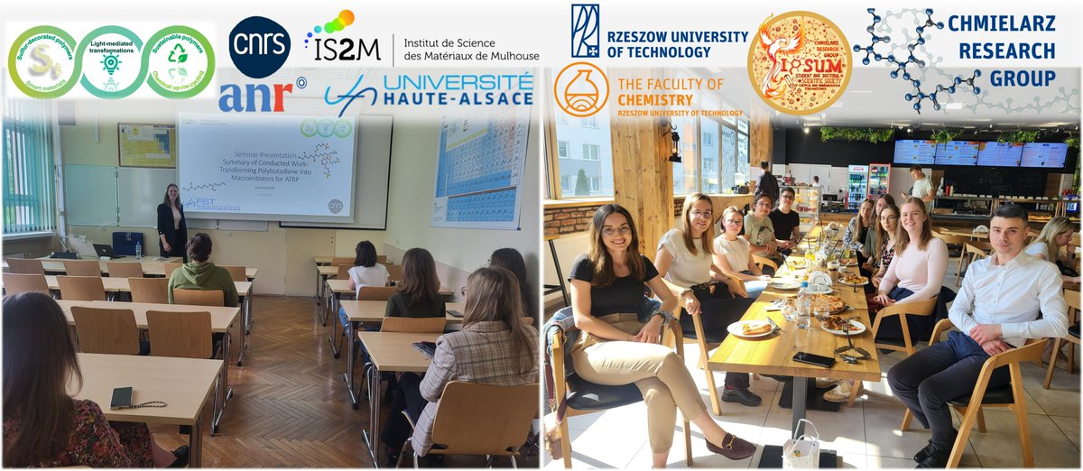 Chmielarz Research Group (@chmielarz_group) on Twitter photo A valuable seminar summarizing the internship🧪 and fantastic farewell dinner🍕🍻for visiting PhD student Janna Jeschke👩🔬from Prof. <a href="/HatisMutlu/">Hatice Mutlu</a> research group IS2M🇫🇷
It was a pleasure to work with you in our team🤝❗️
Good luck in your further scientific career🔬🚀 A valuable seminar summarizing the internship🧪 and fantastic farewell dinner🍕🍻for visiting PhD student Janna Jeschke👩🔬from Prof. <a href="/HatisMutlu/">Hatice Mutlu</a> research group IS2M🇫🇷
It was a pleasure to work with you in our team🤝❗️
Good luck in your further scientific career🔬🚀