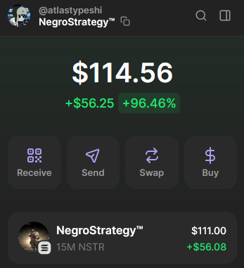 The NegroStrategy is now up 50.5% with 15million niggas in the portfolio. 📈

$NSTR is currently outperforming the s&amp;p500 and $MSTR