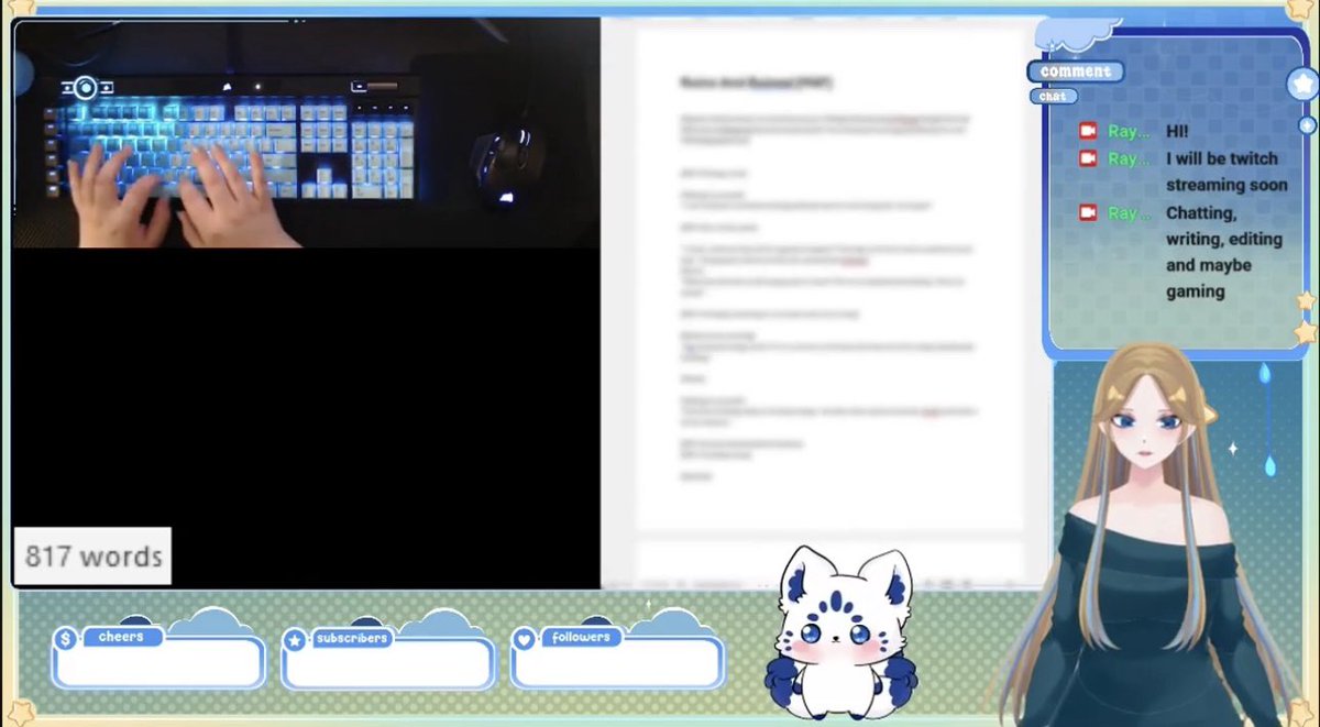 RayneFallVA's tweet image. First Twitch stream Friday at 3pm PST! Doing some ASMR and chatting. Come hang out and chat with meeeee!