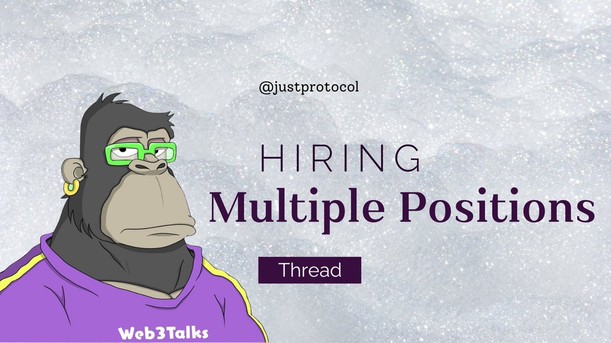 justprotocol's tweet photo. Massive Hire 🚨

Before you sleep, do this 👇

Just got an update on a project hiring

- A graphic designer

- Community Moderators

- A collab manager

- A social media manager/content writer

- Ambassadors

If interested, do well to comment the role below

Be following so i can send the application link in Dm

Tag Friends that might need this,

GN