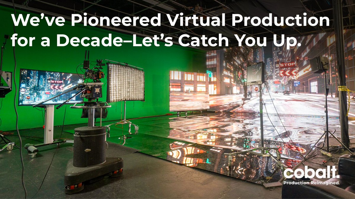 CobaltStages's tweet image. 10+ years in virtual production.
CG-powered. Real-time. Straight to the point.

Here’s how we got here — and what’s next:
🔗 cobaltstages.com/2025/weve-pion…

#VirtualProduction #LEDVolume #CobaltStages #CobaltTech