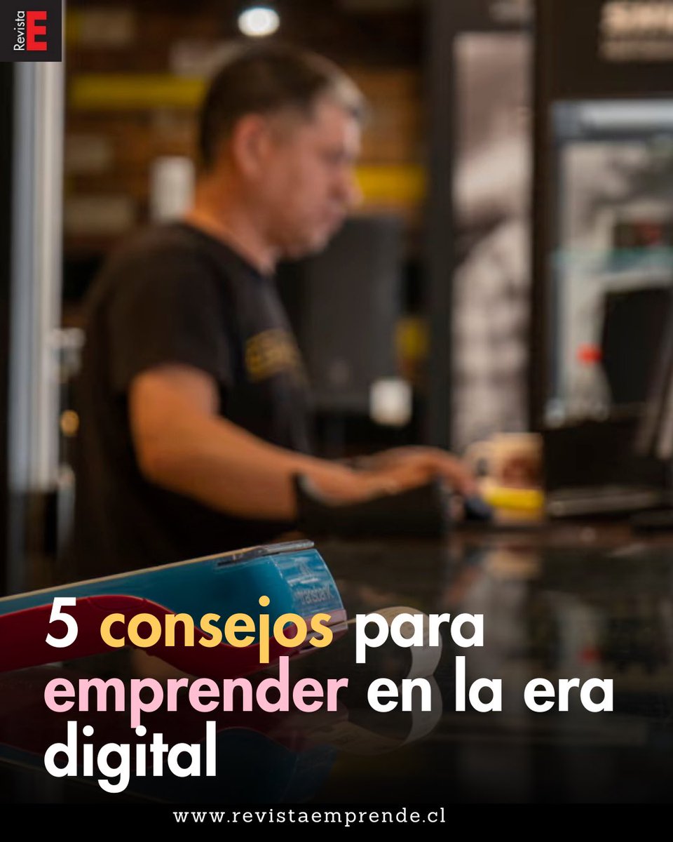 5 consejos para emprender en la era digital

📲 Lee la columna completa en nuestro sitio:
RevistaEmprende.cl
⠀
#PymesChile #EmprendimientoDigital #NegociosInteligentes #MediosDePago