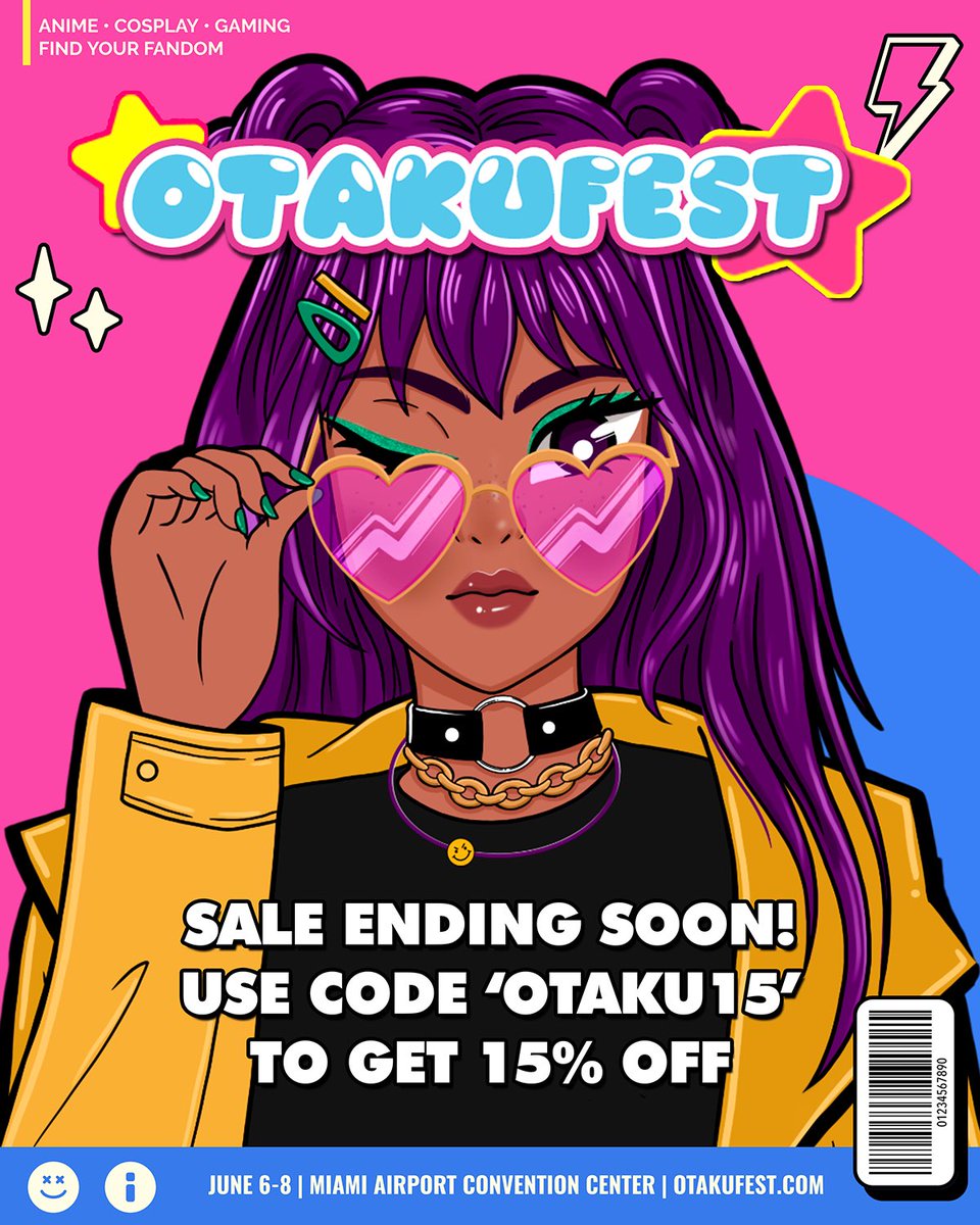 🚨 FINAL DAYS TO SAVE! SALE ENDS SOON! 🚨

🤑 Snag 15% off tickets with code OTAKU15 before time runs out! Sale ends April 25 @ 11:59 PM—get yours early and save BIG!

🎟Tickets: otakufest.com/tickets
_
#anime #cosplay #gaming #manga