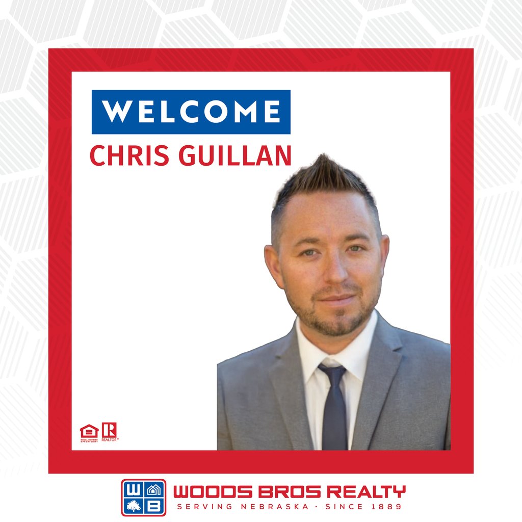 WELCOME to the #WoodsBrosFamily Chris! 💙❤️⁠
⁠
We are thrilled to have Chris Guillan joining our Woods Bros team of associates!  🏠️🔑
⁠
#woodsbrosrealty #wbr #lincolnrealestate #lincolnrealtor #nebraskarealestate #nebraskarealtor