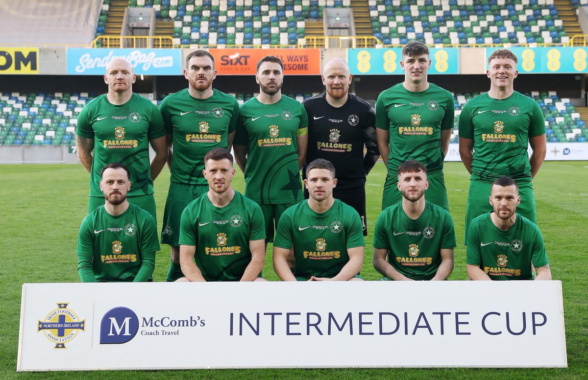 🏆 Congratulations to Crumlin Star FC on winning the Intermediate Cup tonight.

You’ve done the whole of north Belfast proud — enjoy the well-earned celebrations!