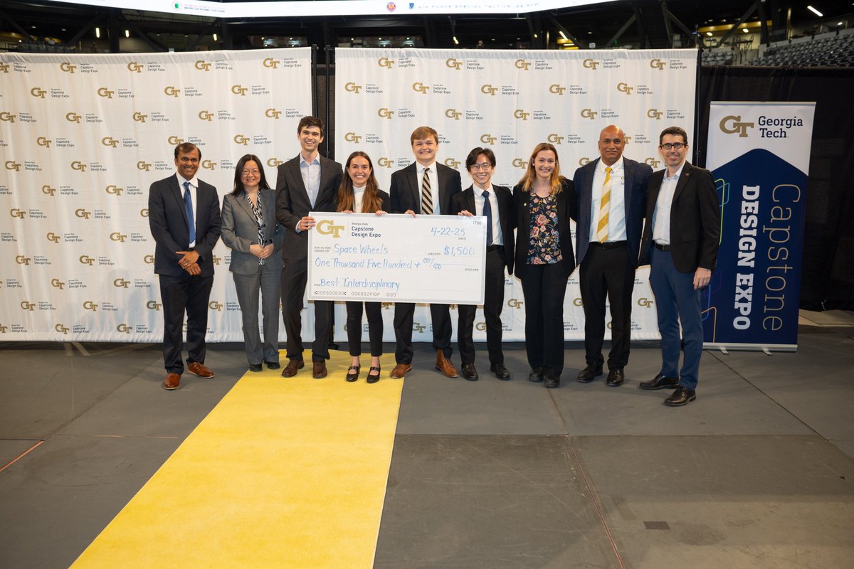 A record 238 teams competed in the Spring 2025 Capstone Design Expo! The Woodruff School was well-represented, with teams achieving top honors and Woodruff School students in all honorable mention teams!

Full story and link to picture gallery: Bit.ly/3GijYnF