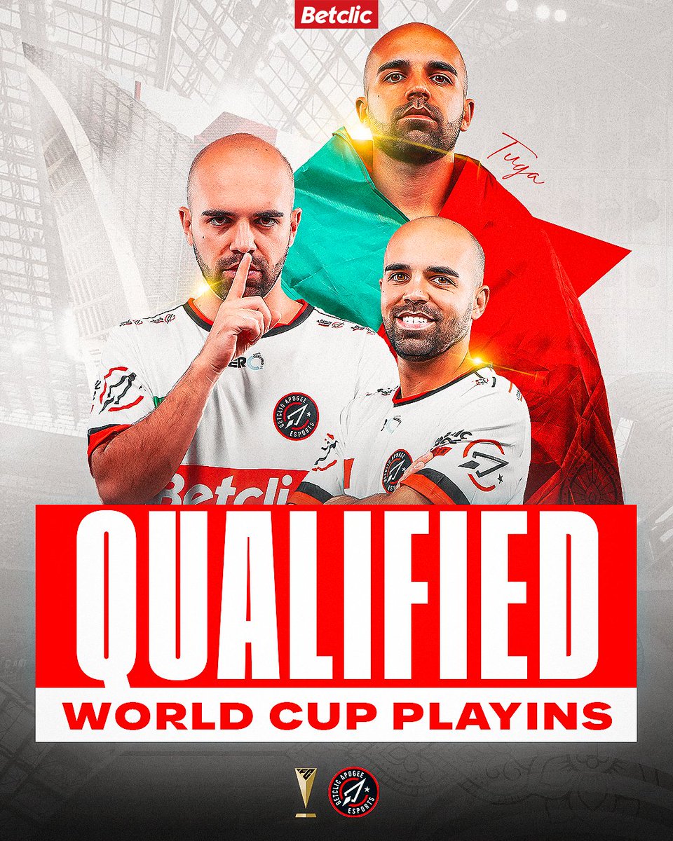 WORLD CUP PLAY-INS, HERE WE GO! 🔥

<a href="/tuga810_/">Diogo Pombo</a> is officially QUALIFIED for the FC Pro World Cup Play-Ins!

The journey’s not over yet, next stop: the biggest stage in EA FC!
#ReachYourApogee 🚀