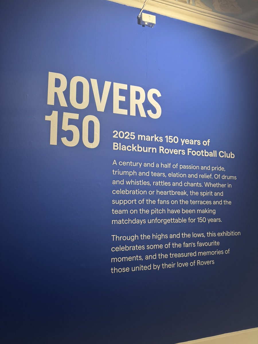 HerGameToo_Rovers (@hgt_rovers) on Twitter photo Today, myself and a colleague took a trip to <a href="/BlackburnMuseum/">Blackburn Museum & Art Gallery</a> to take a look at the 150th anniversary celebration of <a href="/Rovers/">Blackburn Rovers</a> ! It was lovely to see and think back to a time, way before I was born! Looking forward to what the club and town do in the upcoming season to celebrate!🙌 Today, myself and a colleague took a trip to <a href="/BlackburnMuseum/">Blackburn Museum & Art Gallery</a> to take a look at the 150th anniversary celebration of <a href="/Rovers/">Blackburn Rovers</a> ! It was lovely to see and think back to a time, way before I was born! Looking forward to what the club and town do in the upcoming season to celebrate!🙌